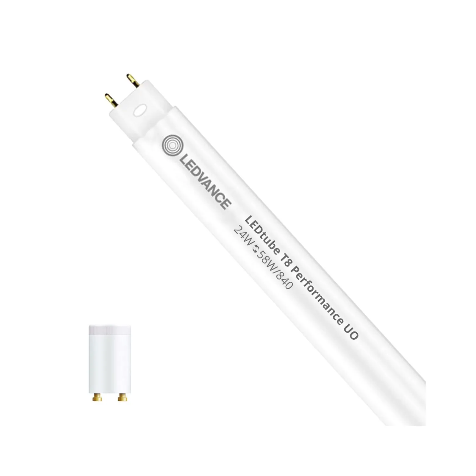 Ledvance LED Rör T8 Performance (EM/Mains) Ultra Output 24W 3600lm - 840 Kallvit | 150cm - Ersättare 58W