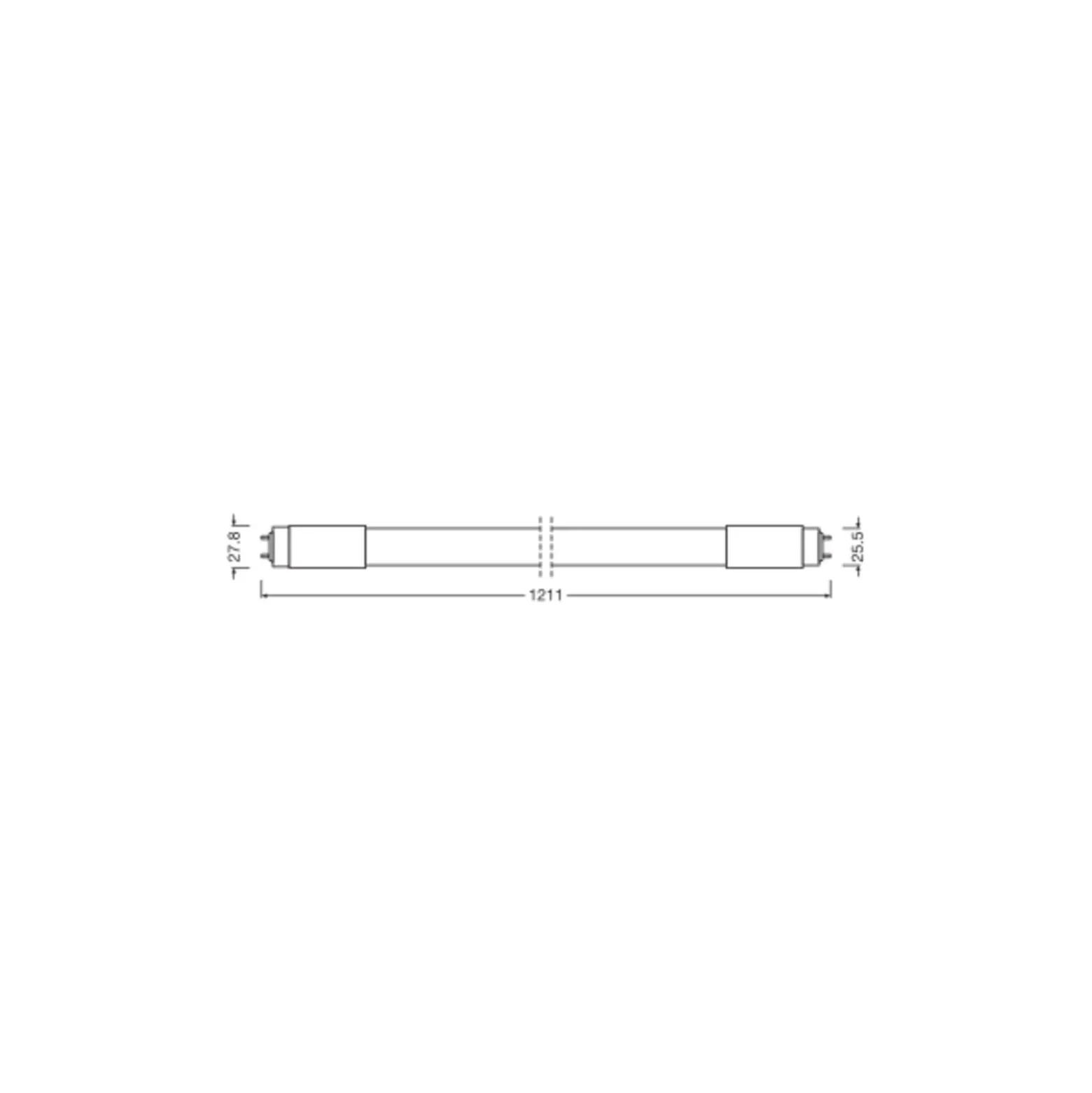 Ledvance LED Rör T8 Performance (UN) Ultra Output 15W 2400lm - 865 Dagsljus | 120cm - Ersättare 36W