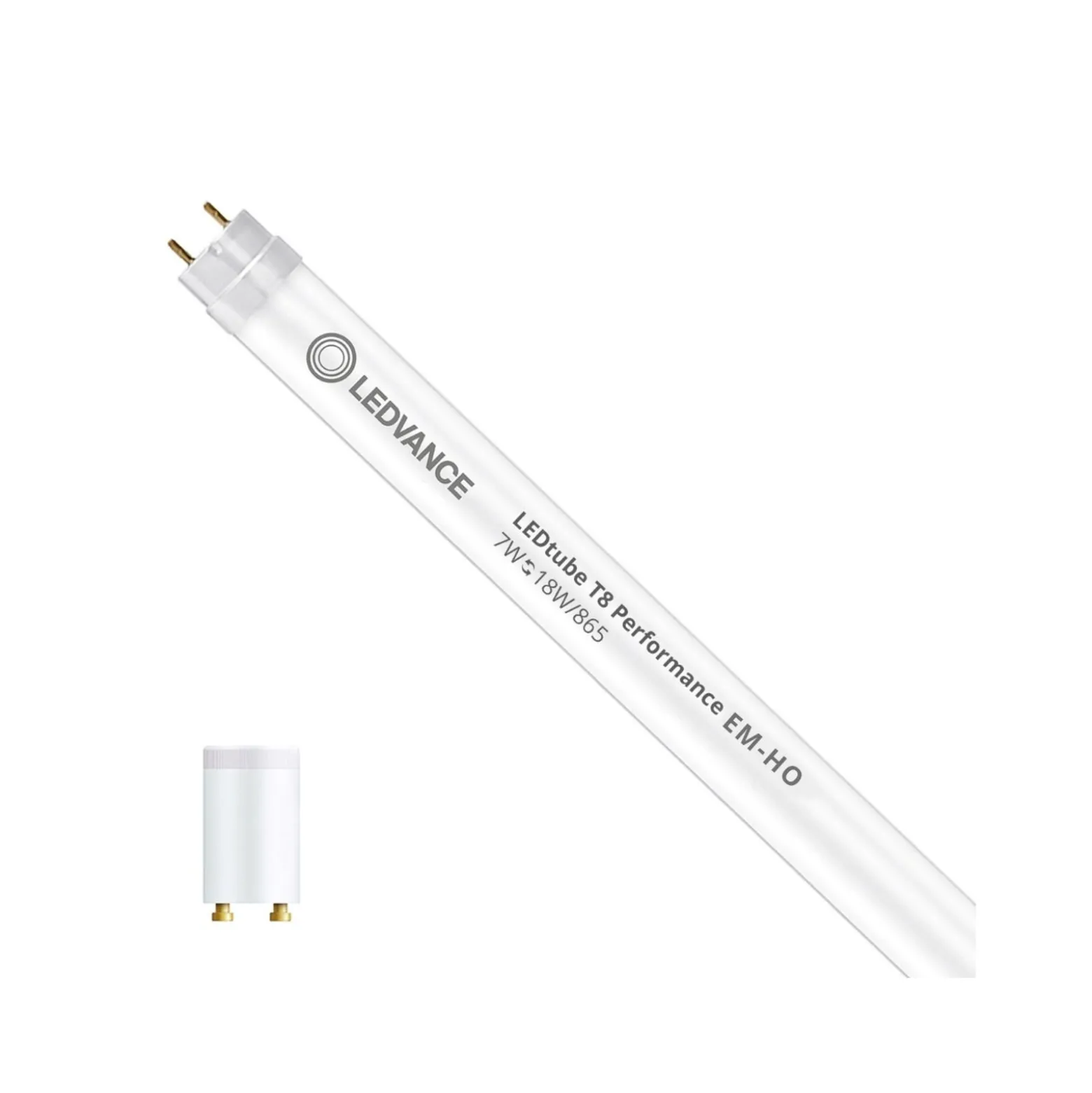 Ledvance LED Rör T8 Performance (EM/Mains) High Output 7W 1100lm - 865 Dagsljus | 60cm - Ersättare 18W