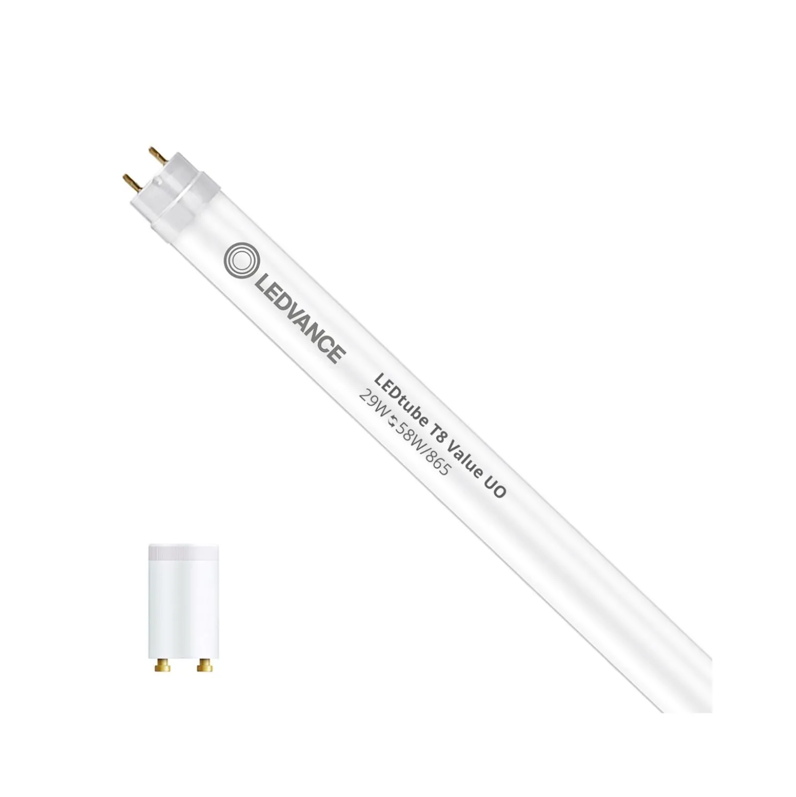 Ledvance LED Rör T8 Value (EM/Mains) Ultra Output 29W 3500lm - 865 Dagsljus | 150cm - Ersättare 58W