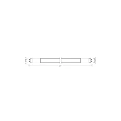 Ledvance LED Rör T8 Value (UN) High Output 18W 2000lm - 840 Kallvit | 120cm - Ersättare 36W