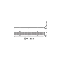 Ledvance LED Skensystem Trusys Universal Aluminium Vit 50W 9000lm 30D - 840 Kallvit | Dali Dimbar