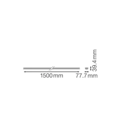 Ledvance LED Skensystem Trusys Flex Wallwasher Vit 70W 12100lm - 840 Kallvit | Dali Dimbar - Ersättare 2x58W