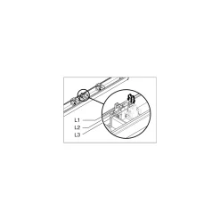 Ledvance LED Skensystem Trusys Flex Wallwasher Vit 35W 5700lm - 840 Kallvit | Dali Dimbar - Ersättare 2x58W