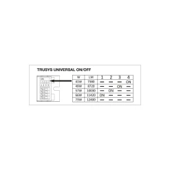 Ledvance LED Skensystem Trusys Universal Vit 73W 12750lm - 840 Kallvit | Ersättare 2x58W