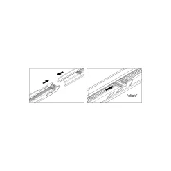 Ledvance LED Skensystem Trusys Flex Wallwasher Vit 70W 12100lm - 840 Kallvit | Ersättare 2x58W