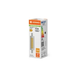 Ledvance LED Slim Line R7s 78mm 9.5W 1055lm - 827 Extra Varm Vit | Ersättare 75W