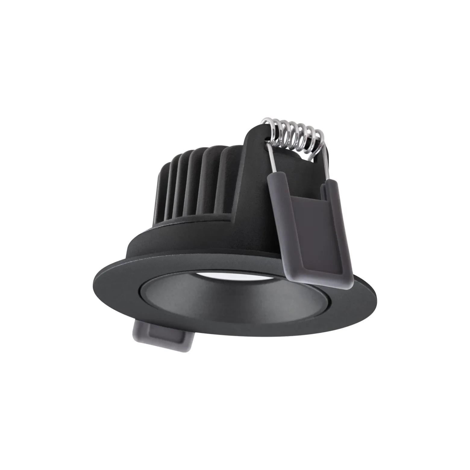 Ledvance LED Spot Adjust Aluminium Svart 8W 640lm 36D - 927 Extra Varm Vit | Utskärning 68mm - IP20 - Bästa färgåtergivning - Dimbar