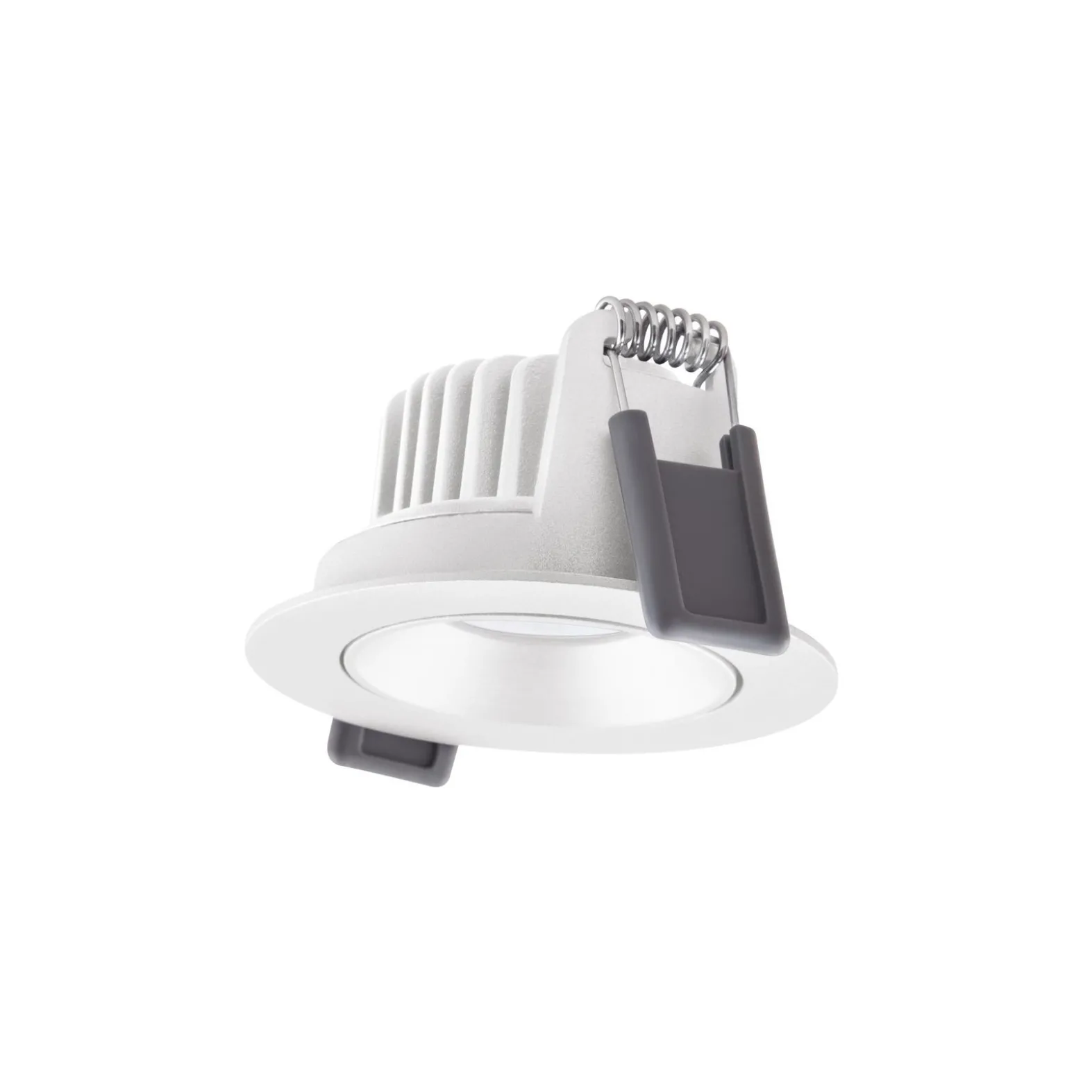 Ledvance LED Spot Adjust Aluminium Vit 8W 640lm 36D - 930 Varm Vit | 82mm - Utskärning 68mm - Dali Dimbar