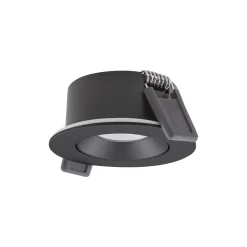 Ledvance LED Spot Air Adjust Aluminium Svart 4W 300lm 36D - 927 Extra Varm Vit | Utskärning 68mm - IP23 - Bästa färgåtergivning - Dimbar