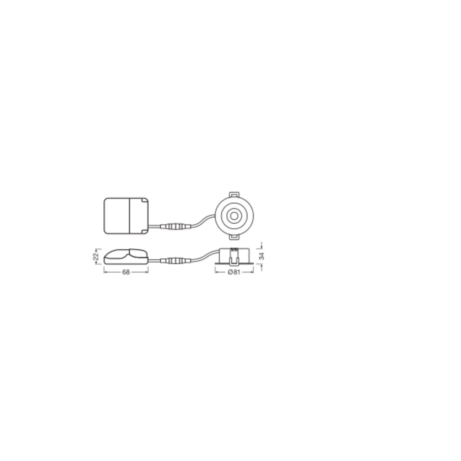 Ledvance LED Spot Air Adjust Aluminium Svart 4W 300lm 36D - 927 Extra Varm Vit | Utskärning 68mm - IP23 - Bästa färgåtergivning - Dimbar