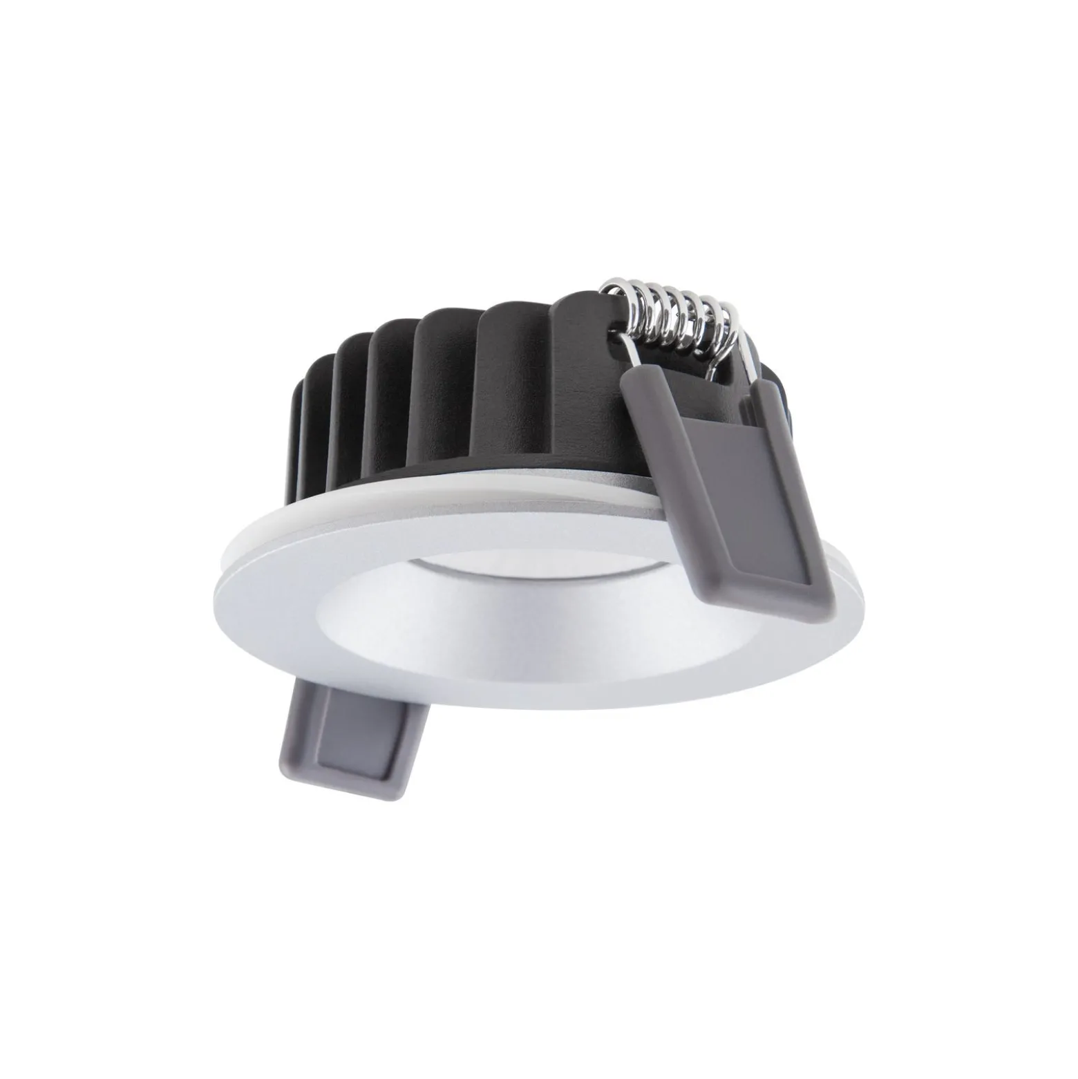 Ledvance LED Spot Air Fix Aluminium Silver 6W 510lm 36D - 930 Varm Vit | Utskärning 68mm - IP65 - Bästa färgåtergivning - Dimbar