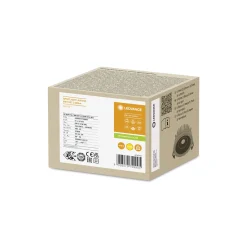 Ledvance LED Spot Air Fix Aluminium Vit 6W 480lm 36D - 927 Extra Varm Vit | Utskärning 68mm - IP65 - Bästa färgåtergivning - Dimbar