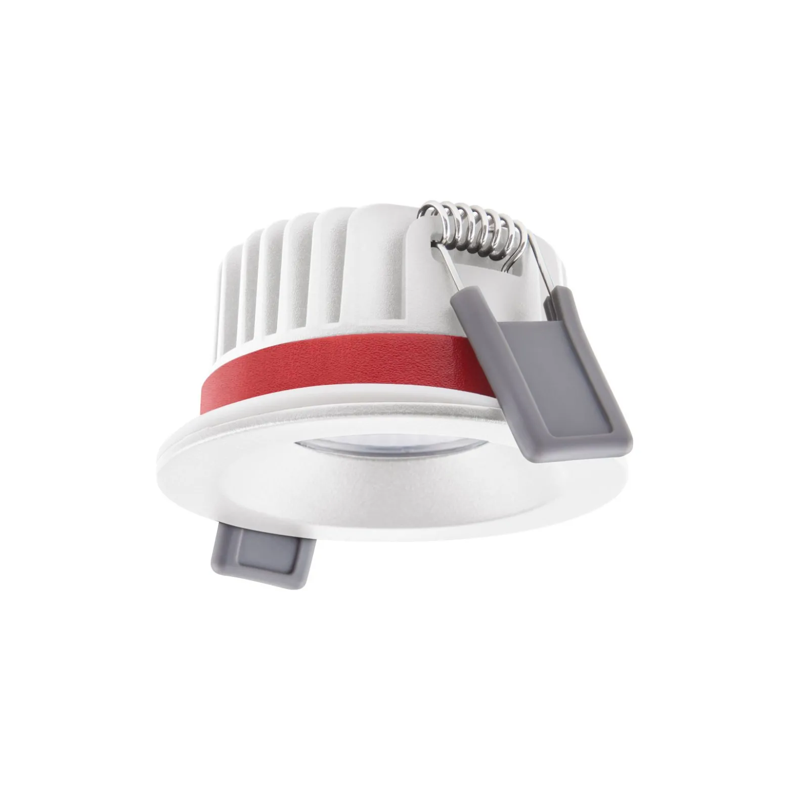 Ledvance LED Spot Fire Rated Aluminium Vit 8W 640lm 36D - 927 Extra Varm Vit | Utskärning 68mm - IP65 - Bästa färgåtergivning - Dimbar
