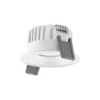 Ledvance LED Spot Fix Aluminium Vit 8W 640lm 36D - 927 Extra Varm Vit | Utskärning 68mm - IP44 - Bästa färgåtergivning - Dimbar