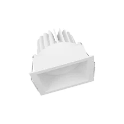Ledvance LED Spot Fyrkant Mörklight Lutningsbar Vit 8W 650lm 36D - 830 Varm Vit | Utskärning 83mm