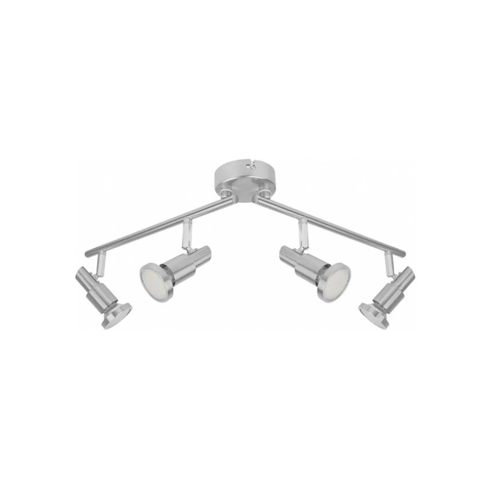 Ledvance LED Spot GU10 Aluminium 4x 3W - 827 Extra Varm Vit