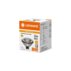 Ledvance LED Spot GU5.3 MR16 4.9W 500lm 36D - 927 Extra Varm Vit | Bästa Färgåtergivning - Dimbar - Ersättare 43W