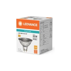Ledvance LED Spot GU5.3 MR16 2W 210lm 36D - 827 Extra Varm Vit | Ersättare 20W