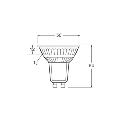 Ledvance LED Spot GU10 PAR16 2.4W 230lm 36D - 827 Extra Varm Vit | Ersättare 35W