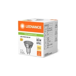 Ledvance LED Spot GU10 PAR16 6.1W 575lm 36D - 830 Varm Vit | Ersättare 80W