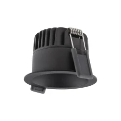 Ledvance LED Spot Mörklight Aluminium Svart 8W 680lm 36D - 930 Varm Vit | Utskärning 68mm - IP44 - Bästa färgåtergivning - Dimbar