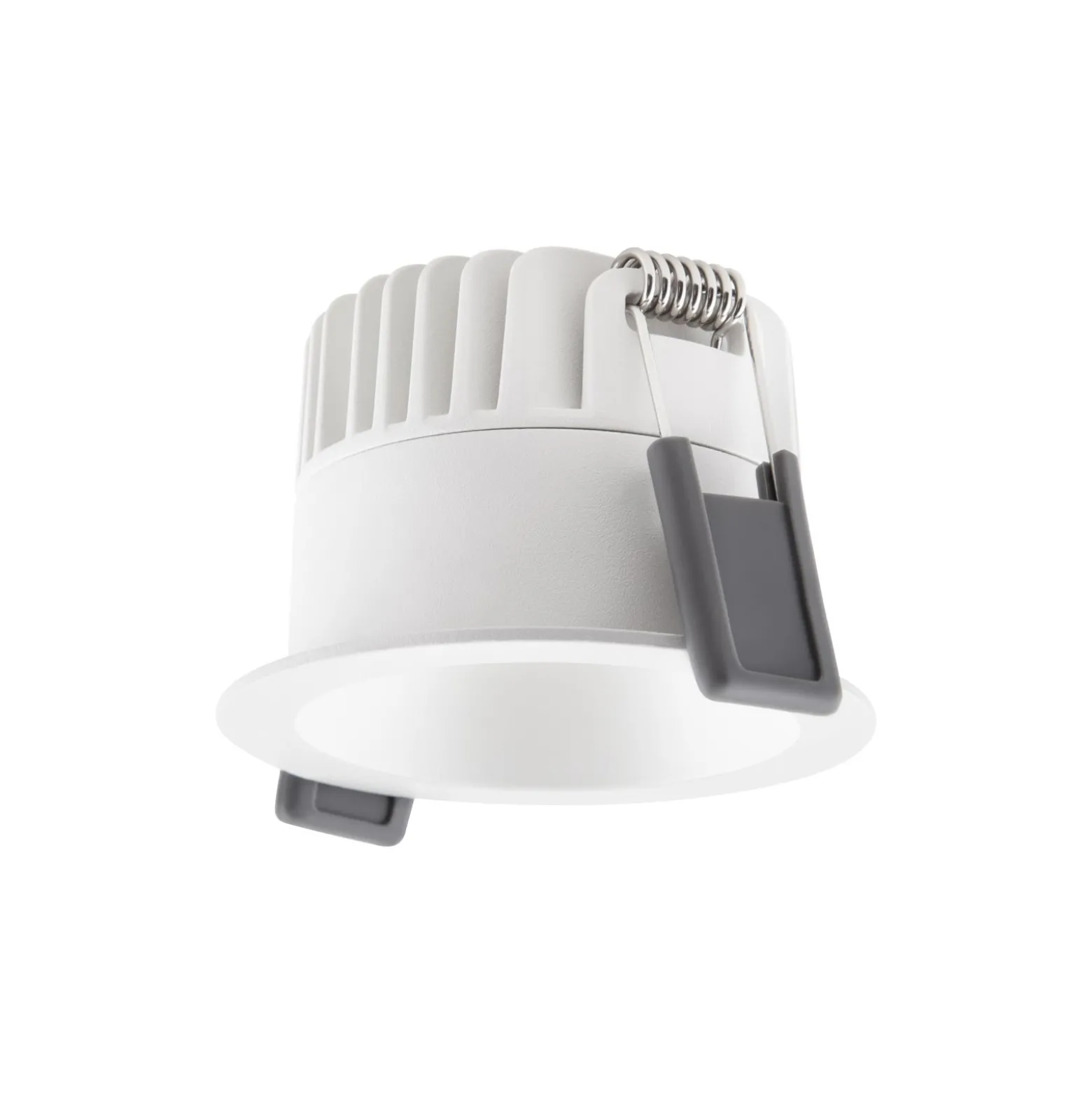 Ledvance LED Spot Mörklight Aluminium Vit 8W 640lm 36D - 927 Extra Varm Vit | Utskärning 68mm - IP44 - Bästa färgåtergivning - Dimbar