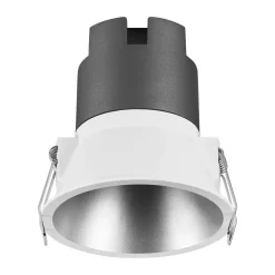 Ledvance LED Spot Twist Pro Aluminium Silver Reflektor 10W 800lm 30D - 830 Varm Vit | 93mm - Utskärning 85mm - IP20