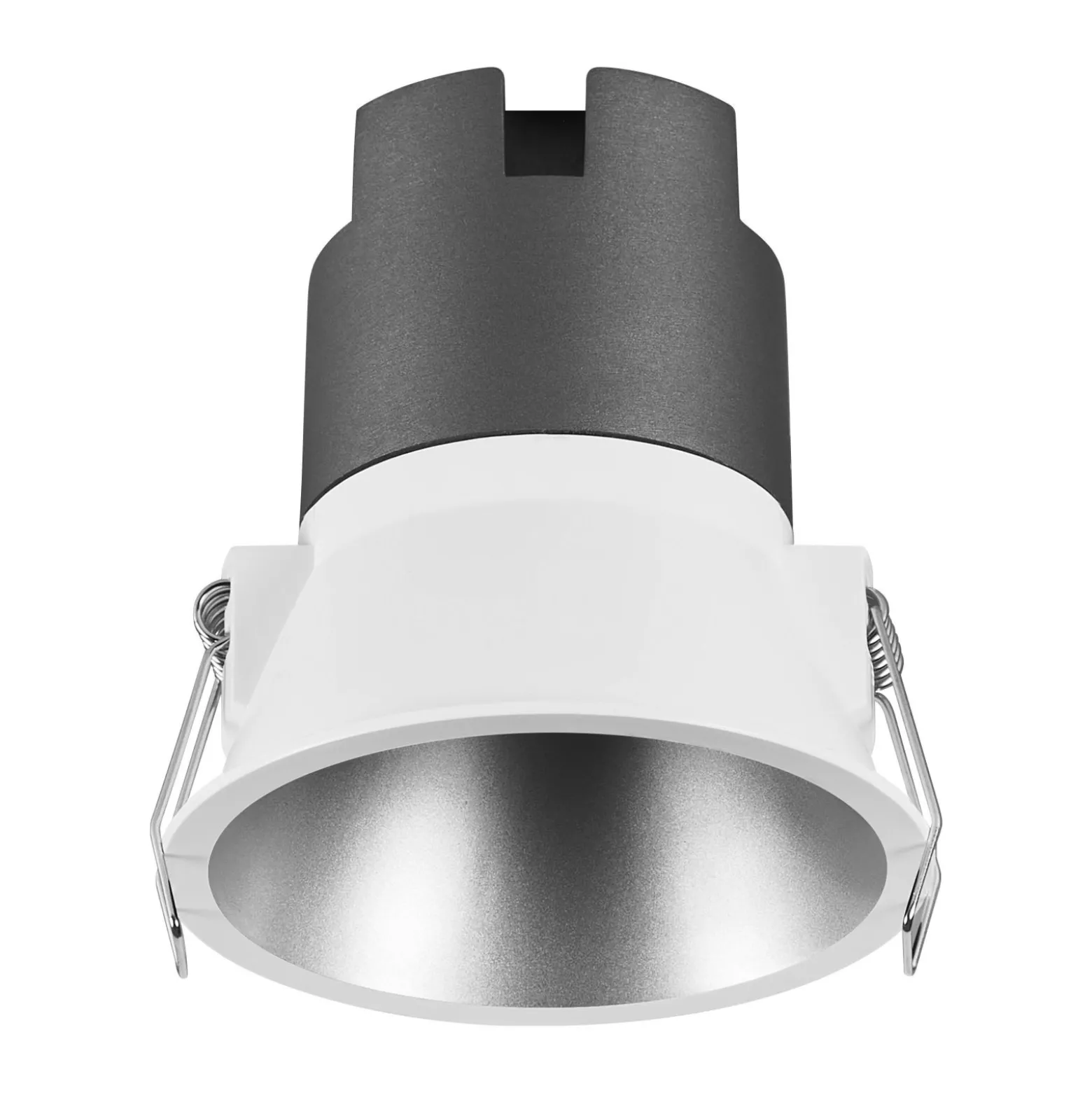 Ledvance LED Spot Twist Pro Aluminium Silver Reflektor 10W 800lm 30D - 830 Varm Vit | 93mm - Utskärning 85mm - IP20