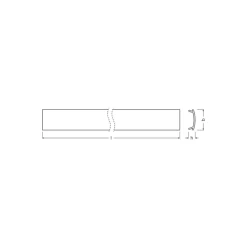 Ledvance Led Strip Profile Cover LS AY-PC/R02/D/1 - Vit