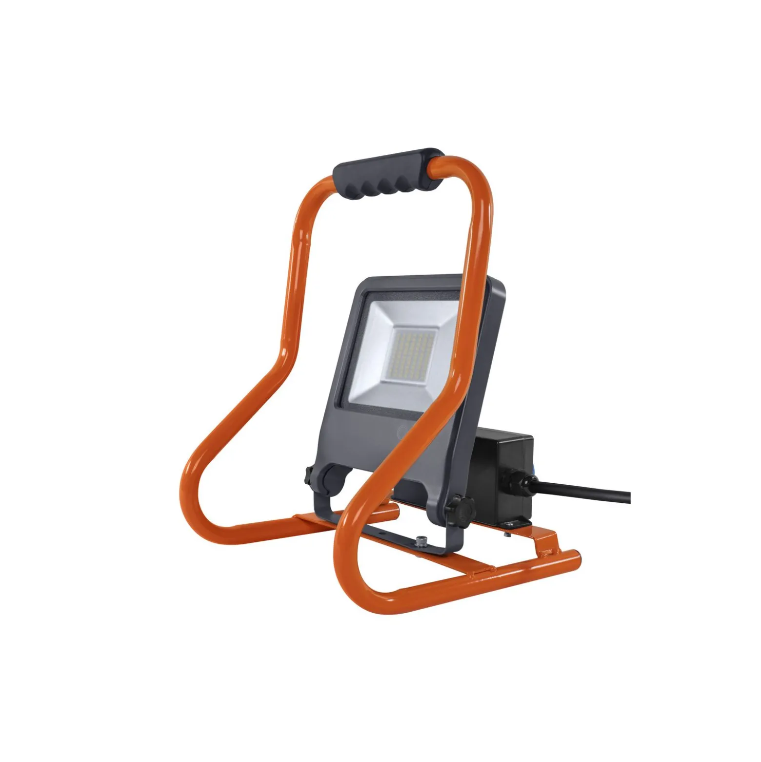 Ledvance LED Strålkastare Abetsbelysning Mörk Grå 50W 4500lm 110D - 840 Kallvit | IP54 - 2 Power Outlets - Symmetrisk