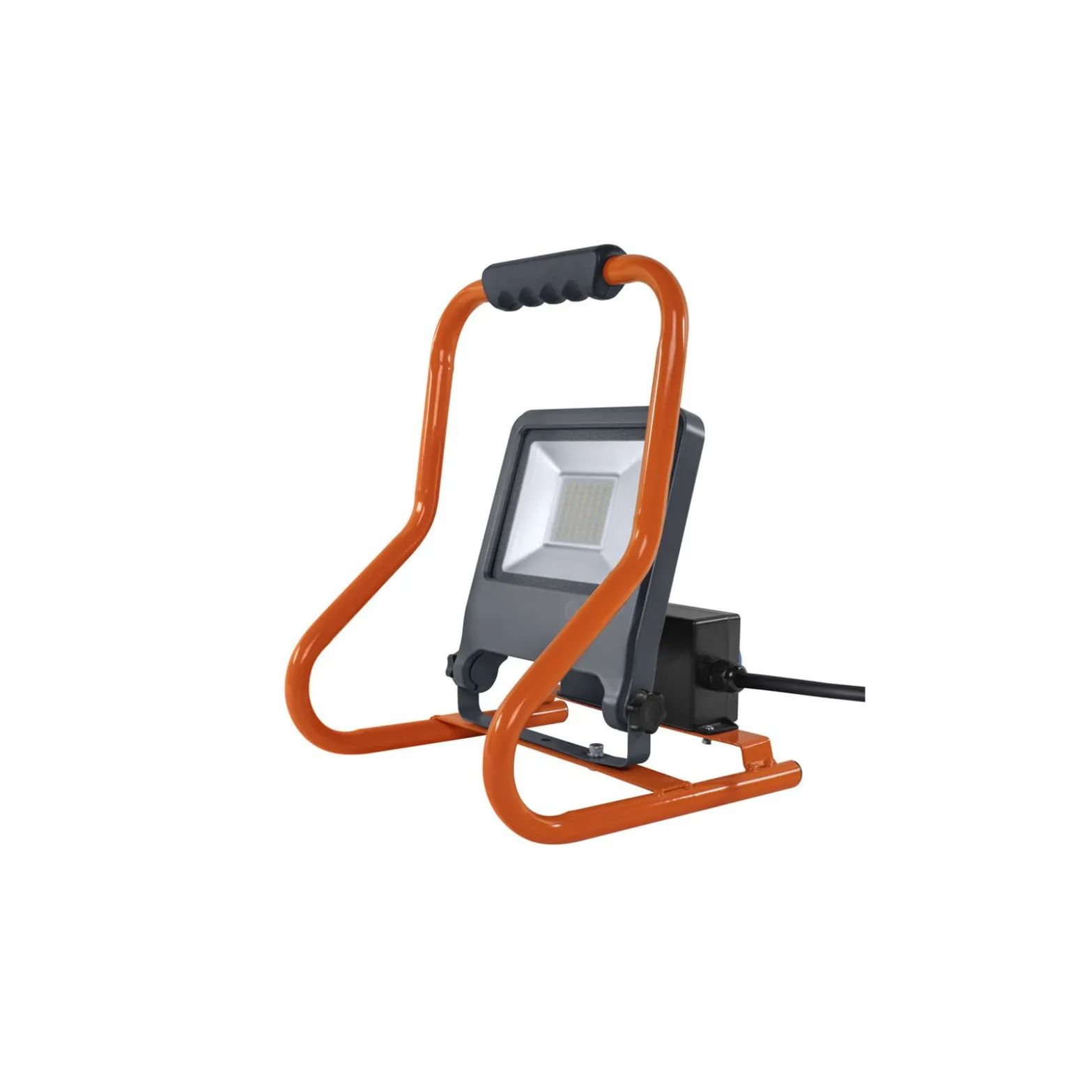 Ledvance LED Strålkastare Abetsbelysning Mörk Grå 50W 4500lm 110D - 840 Kallvit | IP54 - 2 Power Outlets - Symmetrisk