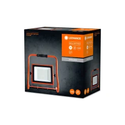 Ledvance LED Strålkastare Abetsbelysning Apelsin 30W 2400lm 110D - 840 Kallvit | IP44 - Uppladdningsbar - Symmetrisk