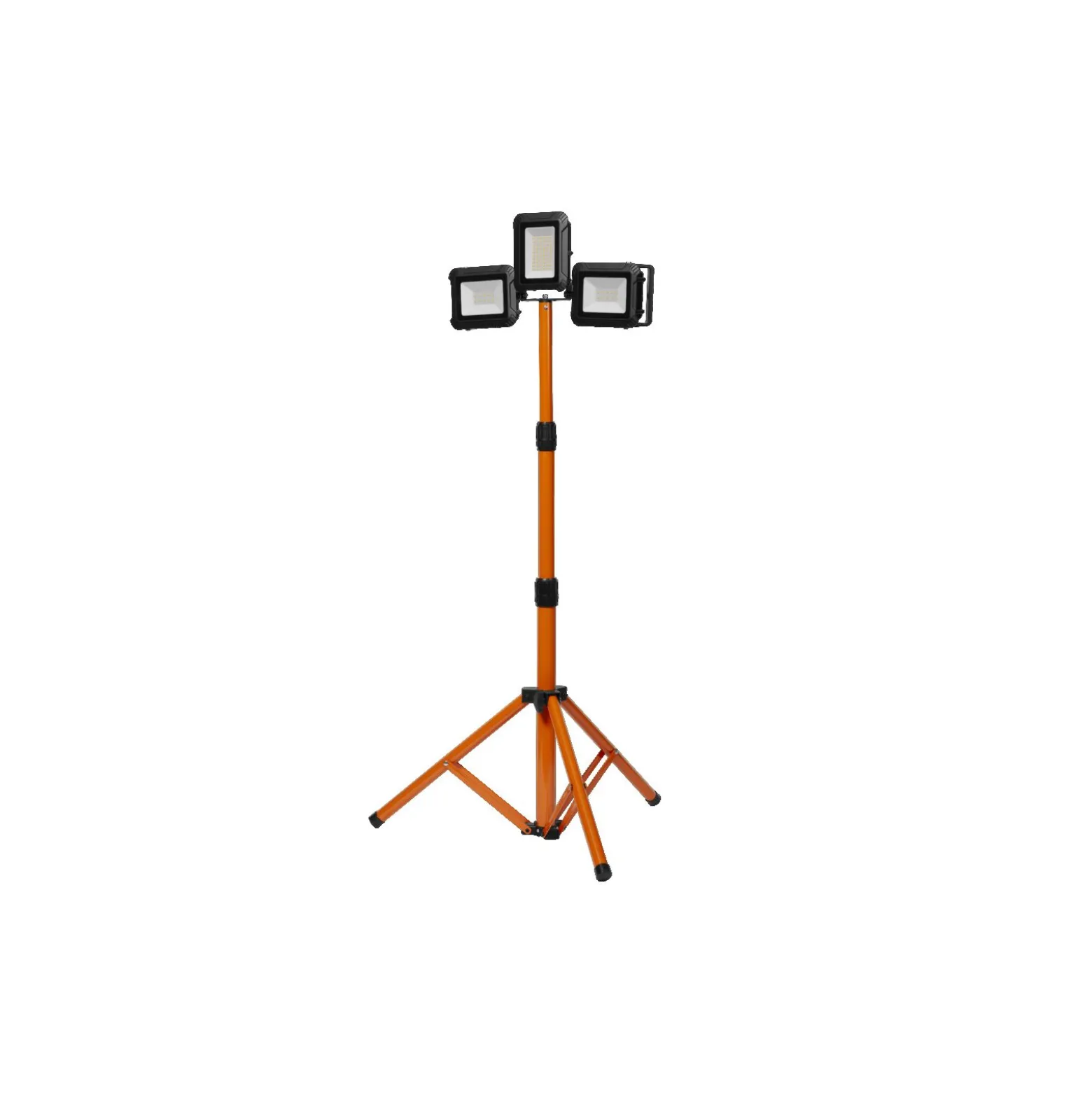 Ledvance LED Strålkastare Abetsbelysning Stativ Mörk Grå 1X30W and 2x5W 3280lm 110D - 840 Kallvit | IP54 - Uppladdningsbar - Symmetrisk