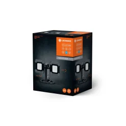 Ledvance LED Strålkastare Abetsbelysning Value Flex Svart 60W 6450lm 110D - 865 Dagsljus | IP65 - Batteri - Symmetrisk