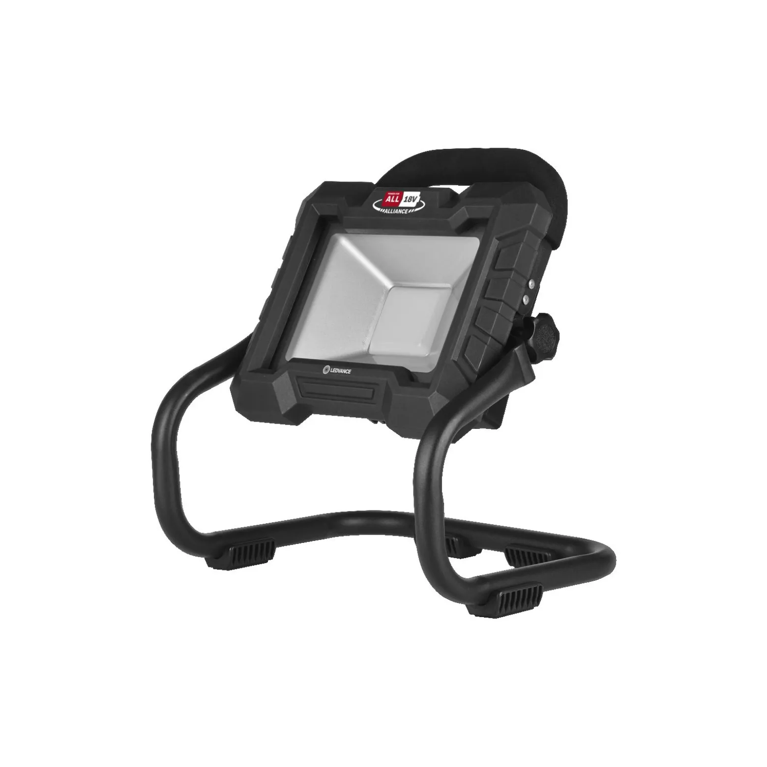 Ledvance LED Strålkastare Abetsbelysningar Value Svart 15W 1300lm 100D - 840 Kallvit | Batteri - Symmetrisk