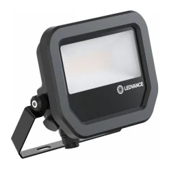 Ledvance LED Strålkastare Aluminium Svart 8W 1100lm 100D - 830 Varm Vit | IP66 - Symmetrisk