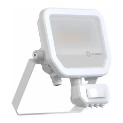 Ledvance LED Strålkastare Aluminium Vit 17W 2200lm 100D - 830 Varm Vit | IP65 - Rörelse- Och Ljussensor - Symmetrisk