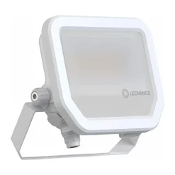 Ledvance LED Strålkastare Aluminium Vit 17W 2400lm 100D - 840 Kallvit | IP66 - Symmetrisk