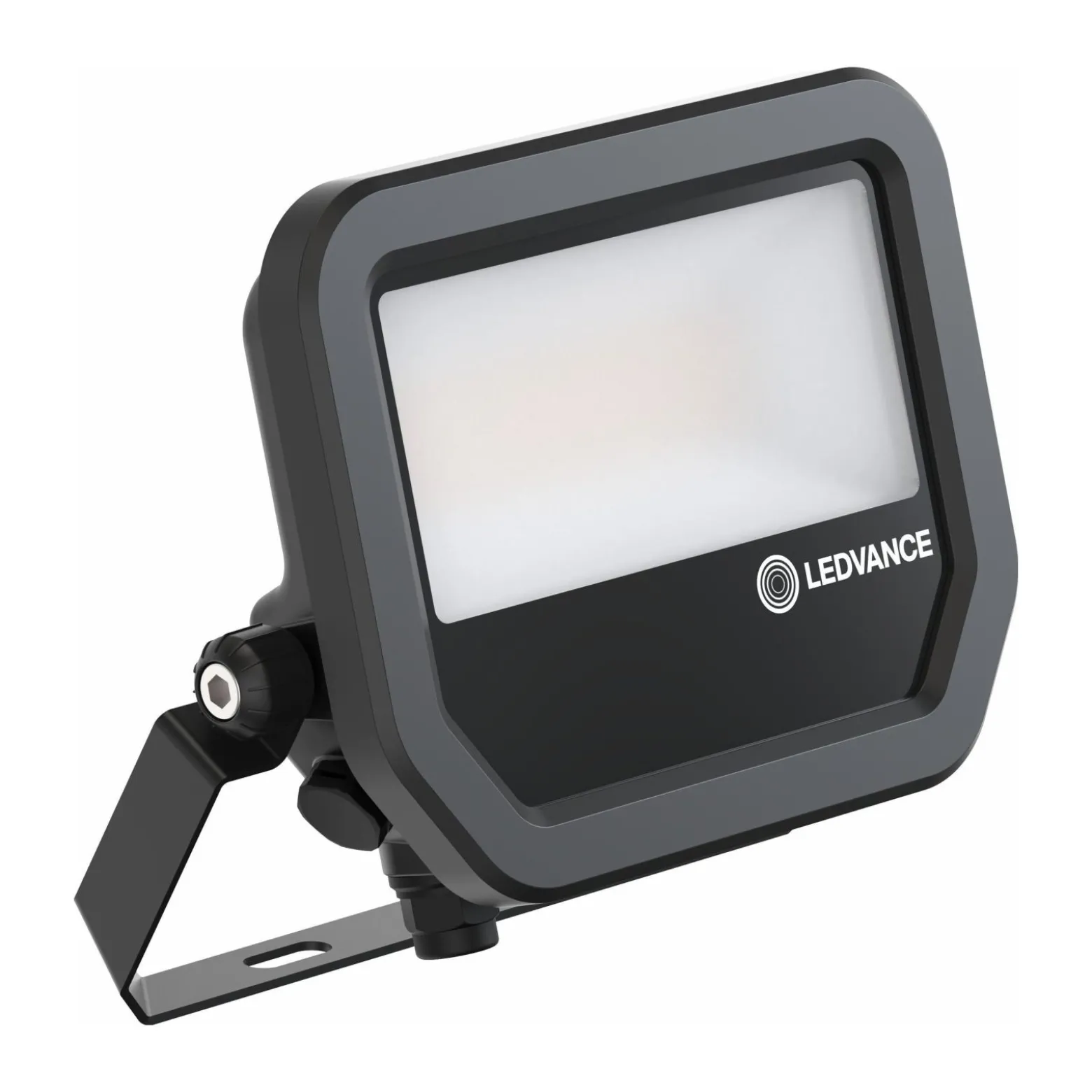 Ledvance LED Strålkastare Aluminium Svart 17W 2400lm 100D - 865 Dagsljus | IP66 - Symmetrisk