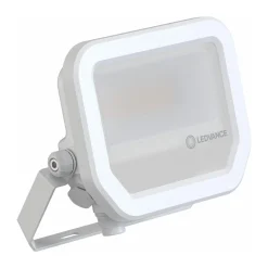 Ledvance LED Strålkastare Aluminium Vit 8W 1200lm 100D - 840 Kallvit | IP66 - Symmetrisk
