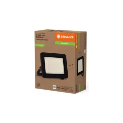 Ledvance LED Strålkastare Aluminium Svart 5W 870lm 95D - 840 Kallvit | IP65 - Symmetrisk
