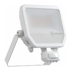 Ledvance LED Strålkastare Aluminium Vit 41W 6000lm 100D - 840 Kallvit | IP65 - Rörelse- Och Ljussensor - Symmetrisk