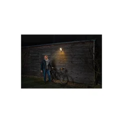 Ledvance LED Strålkastare Endura Spot Svart 8W 750lm 50D - 840 Kallvit | IP55 - Rörelse- och ljussensor - Symmetrisk
