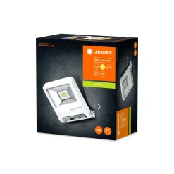 Ledvance LED Strålkastare Endura Vit 10W 800lm 100D - 830 Varm Vit | IP65 - Symmetrisk