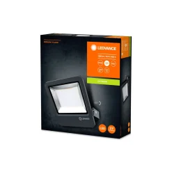 Ledvance LED Strålkastare Endura Svart 150W 13200lm 100D - 840 Kallvit | IP65 - Symmetrisk