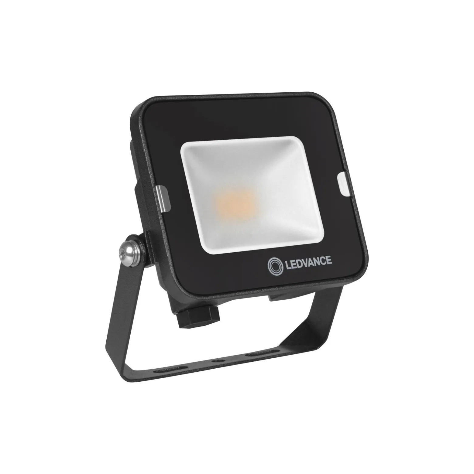 Ledvance LED Strålkastare Kompakt Svart 10W 900lm 100D - 830 Varm Vit | IP65 - Symmetrisk