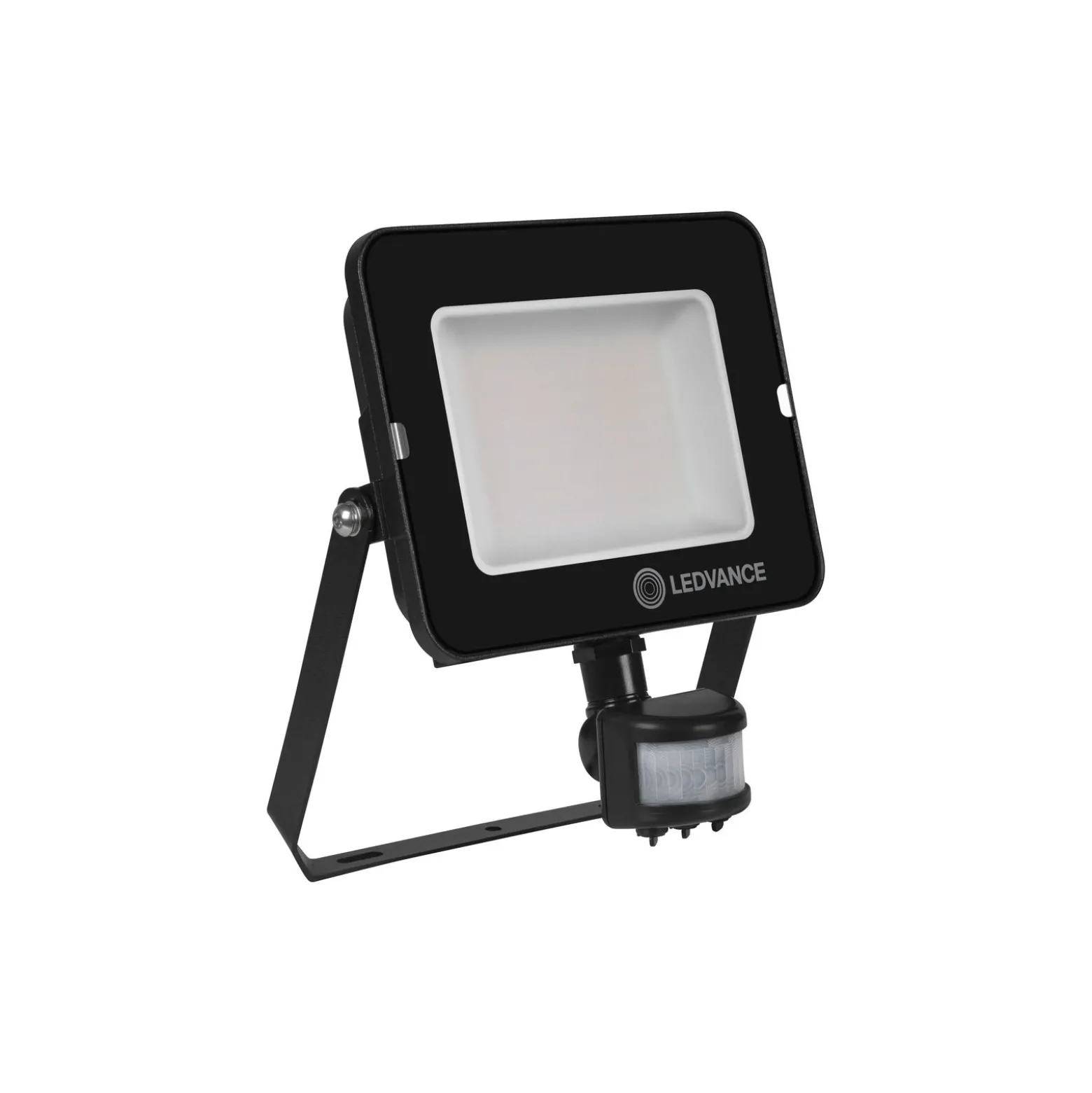 Ledvance LED Strålkastare Kompakt Svart 50W 5000lm 100D - 840 Kallvit | IP65 - Symmetrisk - Rörelse- och ljussensor