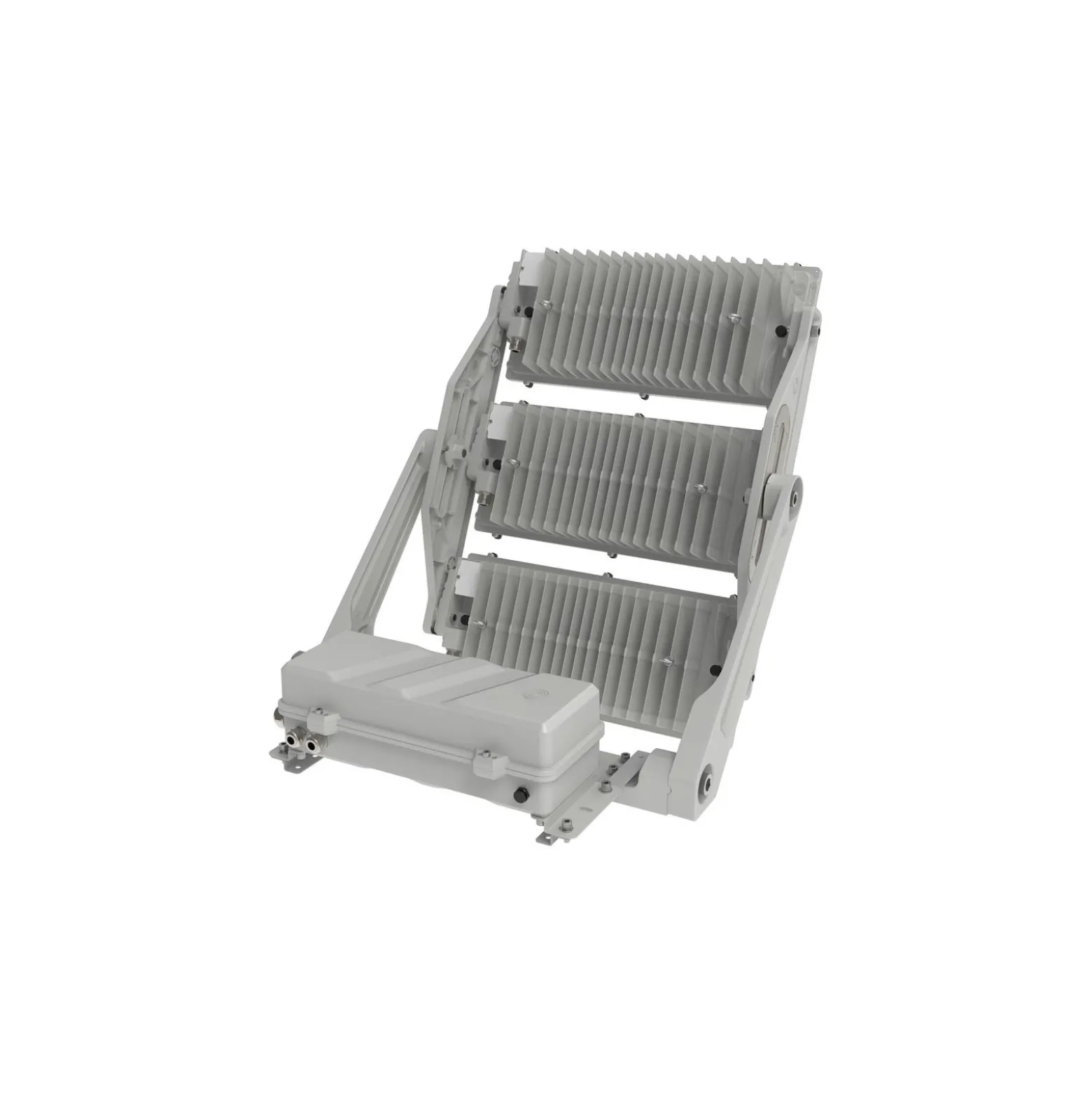 Ledvance LED Strålkastare Max Radial 25 Aluminium Grå 1800W 227400lm 25D - 830 Varm Vit | IP66 - Symmetrisk