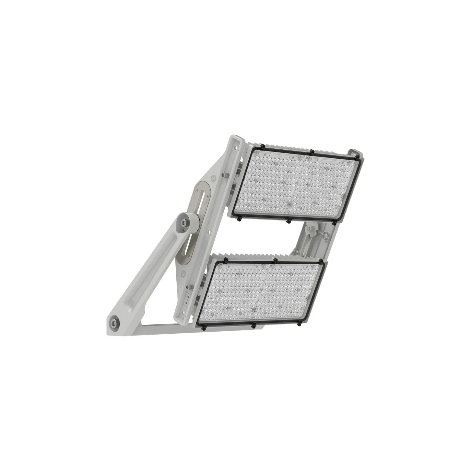 Ledvance LED Strålkastare Max Radial 10 Aluminium Grå 900W 172800lm 10D - 730 Varm Vit | IP66 - Symmetrisk